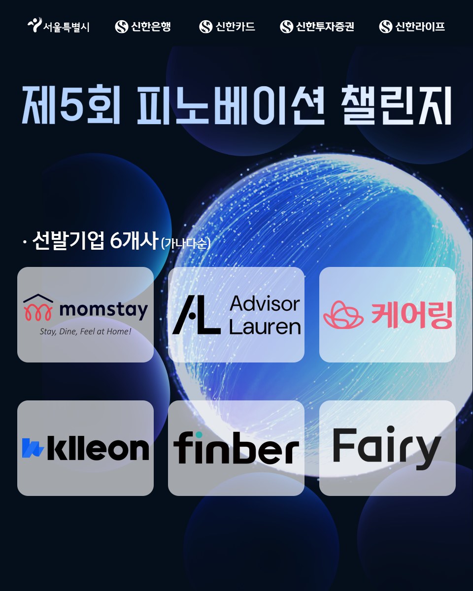 서울시가 혁신 핀테크 스타트업 6개사를 선정해 금융 현장 실증을 추진한다